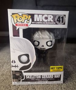 Funko Pop! Rocks: My Chemical Romance - Skeleton Gerard Way #41 Hot Topic Exclusive (New in Box / Never Opened)
