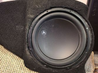 JL Audio 10W3v3-4 10" + NVX Boost 10" Subwoofer Box Enclosure BE-TSLAY-G1D UBE-TSLA-Y-G1D for Tesla Model Y 2020-2024 Driver's Side