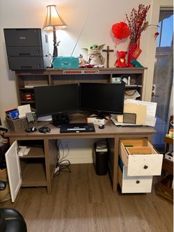 Wooden Computer Desk