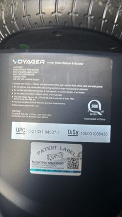 Voyager Hover Beats Balance E-Scooter