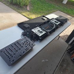 Dj Cd Setup Mixers Cd Players Amp DJ Set Up 