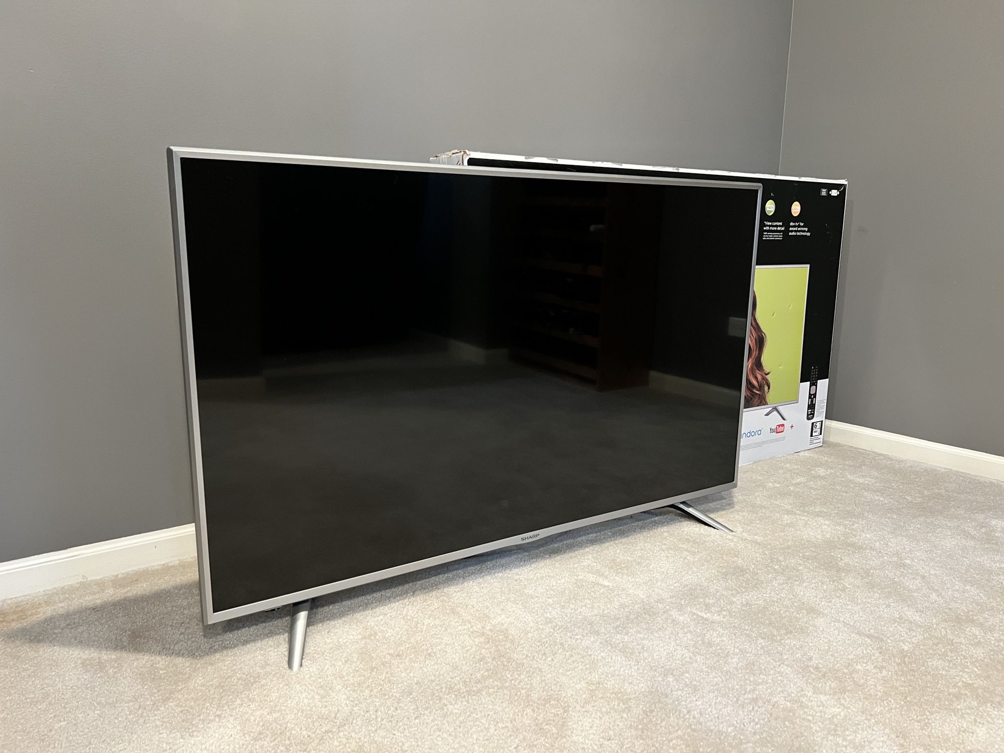 Exceptional Deal Sharp 55P6000U 55Inch 4K TV Just 100! for Sale in