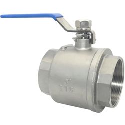 DAN SPEED 3" NPT Female 316 Stainless Steel Full Port Ball Valve Vinyl Handle WOG1000 (3 inch)
