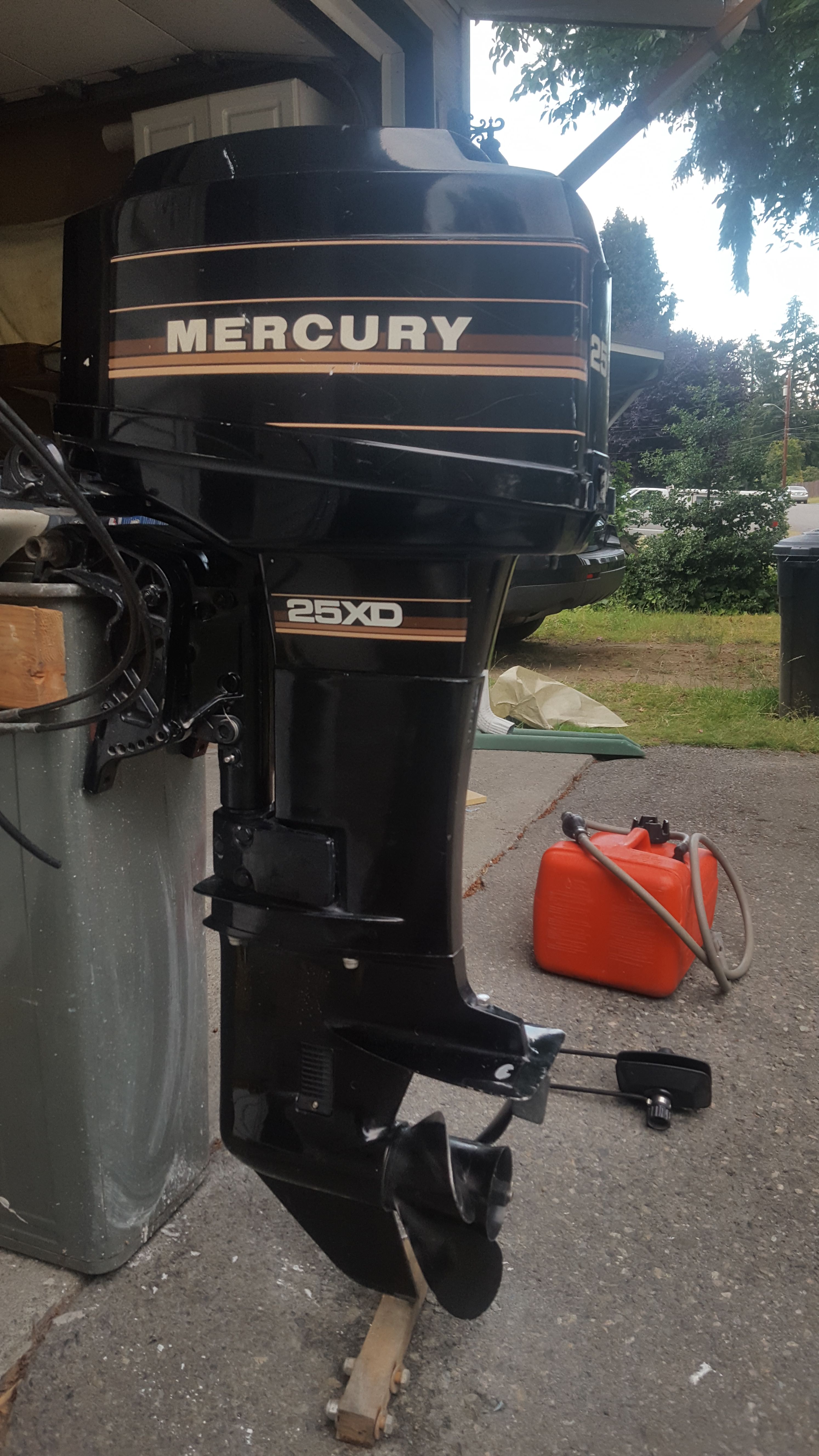 Mercury 25xd outboard motor long shaft 25 HP