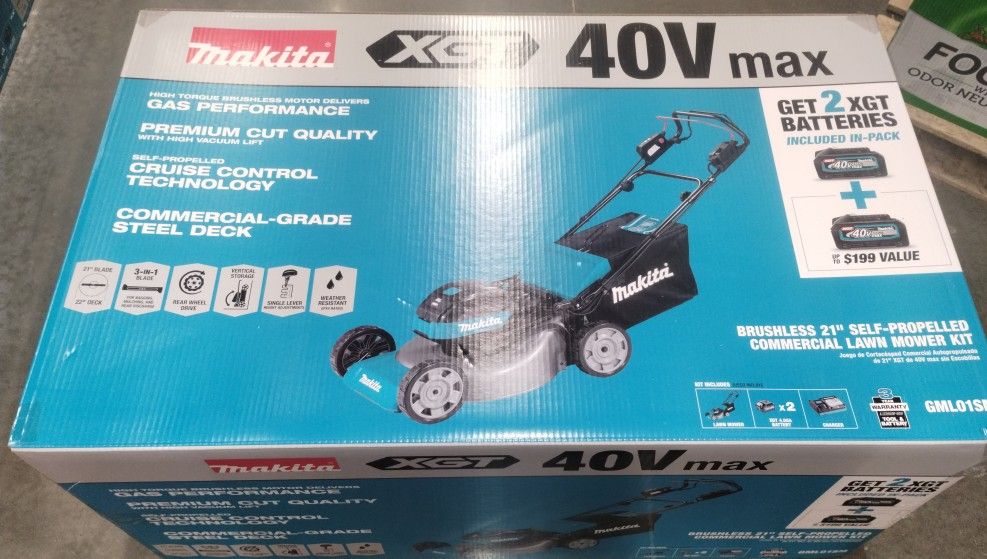 Makita 40volt Xgt Lawn Mower