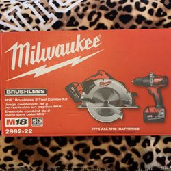 M18 Brushles 1/2 Hammer Drill And Circle Saw