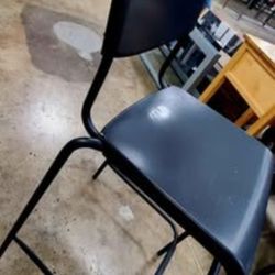 Bar Stools, counter height, Ikea, black