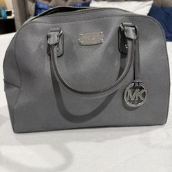 Michael Kors Gray Satchel Bag – Classic & Elegant
