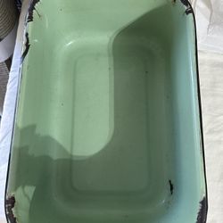 Vintage Enamel Pan