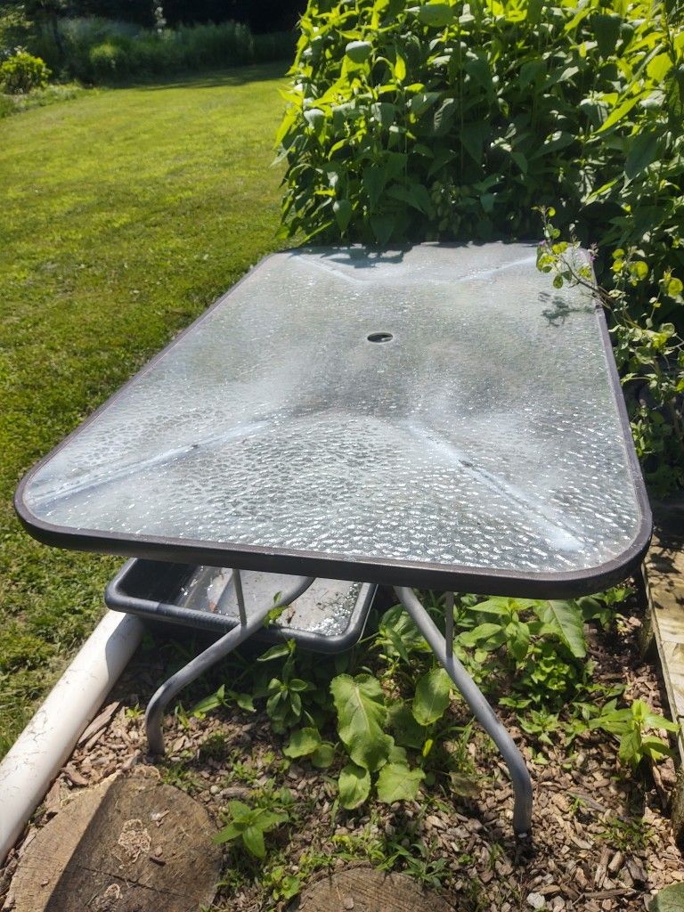 Glass Top Table