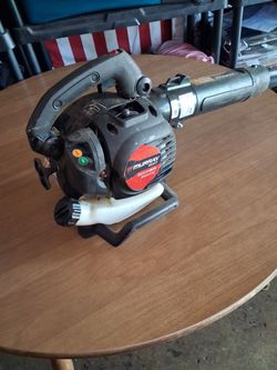 Gas blower needs to up