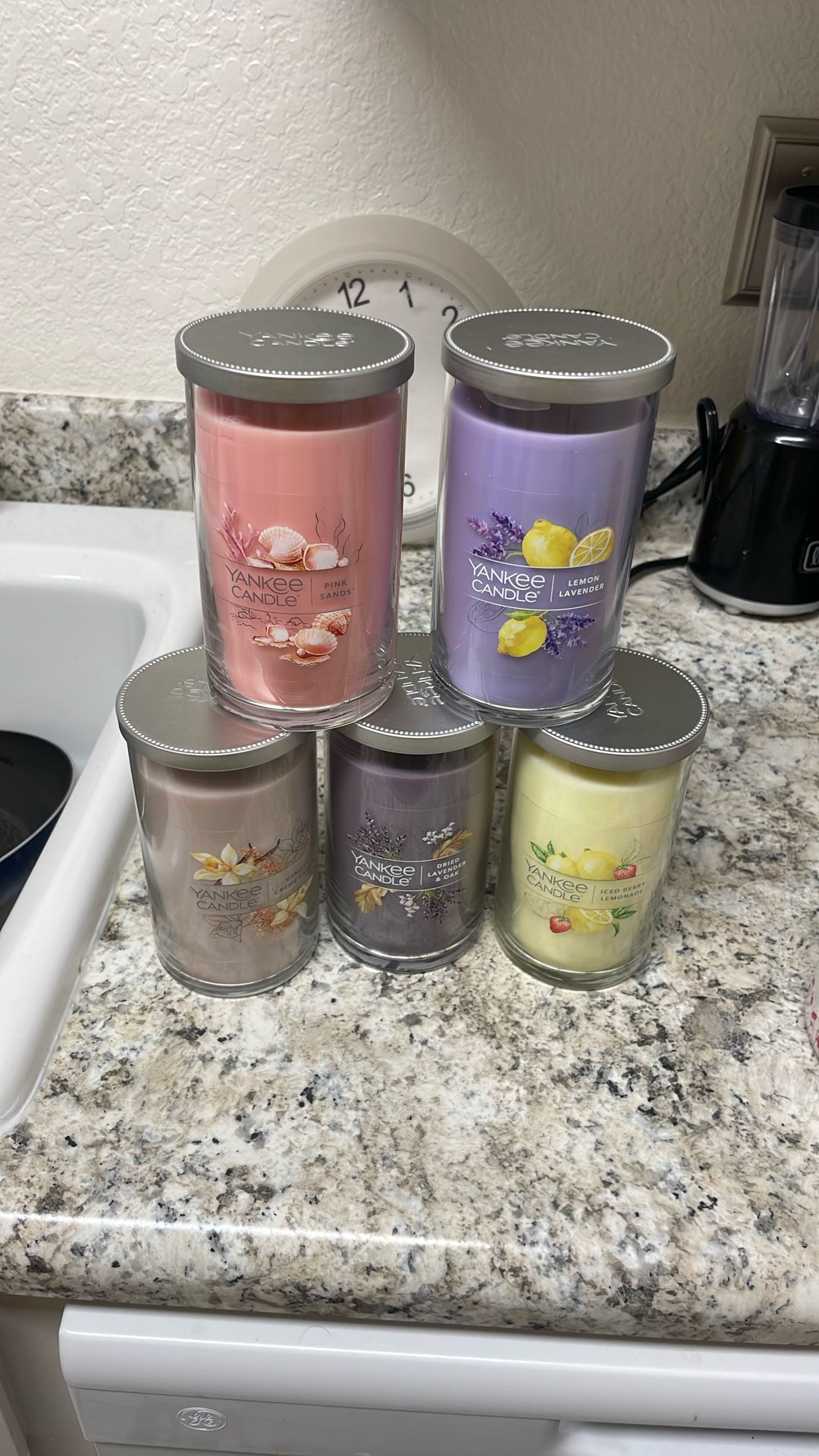 5x Yankee Candles