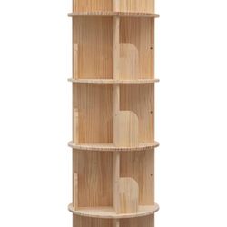 Rotating 360 5 Tier Bookcase **New