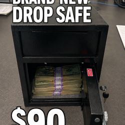 Brand new  drop safe with key and touch pad
