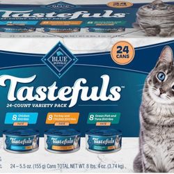 Blue 24 Count Cat Food,Variety Pack