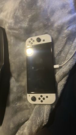 Nintendo switch with a Minecraft game