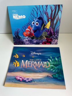 Finding Nemo and The Little Mermaid Litograph