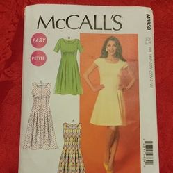 New McCall's Easy Dress Sewing Pattern