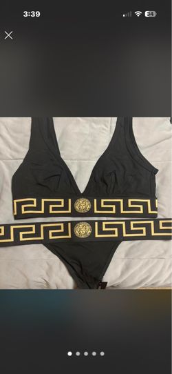 Versace NWT Womens Underwear Set Bra Panties sz 3