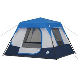Ozark Trail 4 Person Led  Instant Dome Tent With Built In Led Light