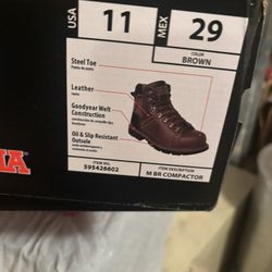 Steel Toe Men’s Boots Size 11