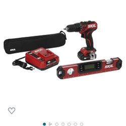 Skill 12v Drill And A Digital Level
