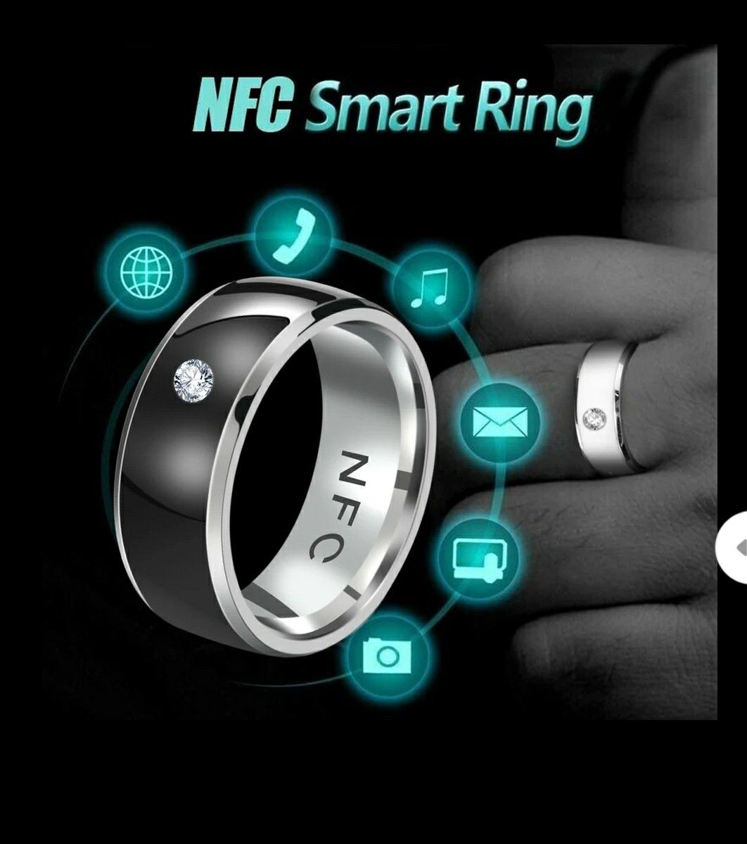 NFC Multifunctional Intelligent Ring Finger Smart Wear Finger Digital Ring Connect Android Phone Equipment Rings
