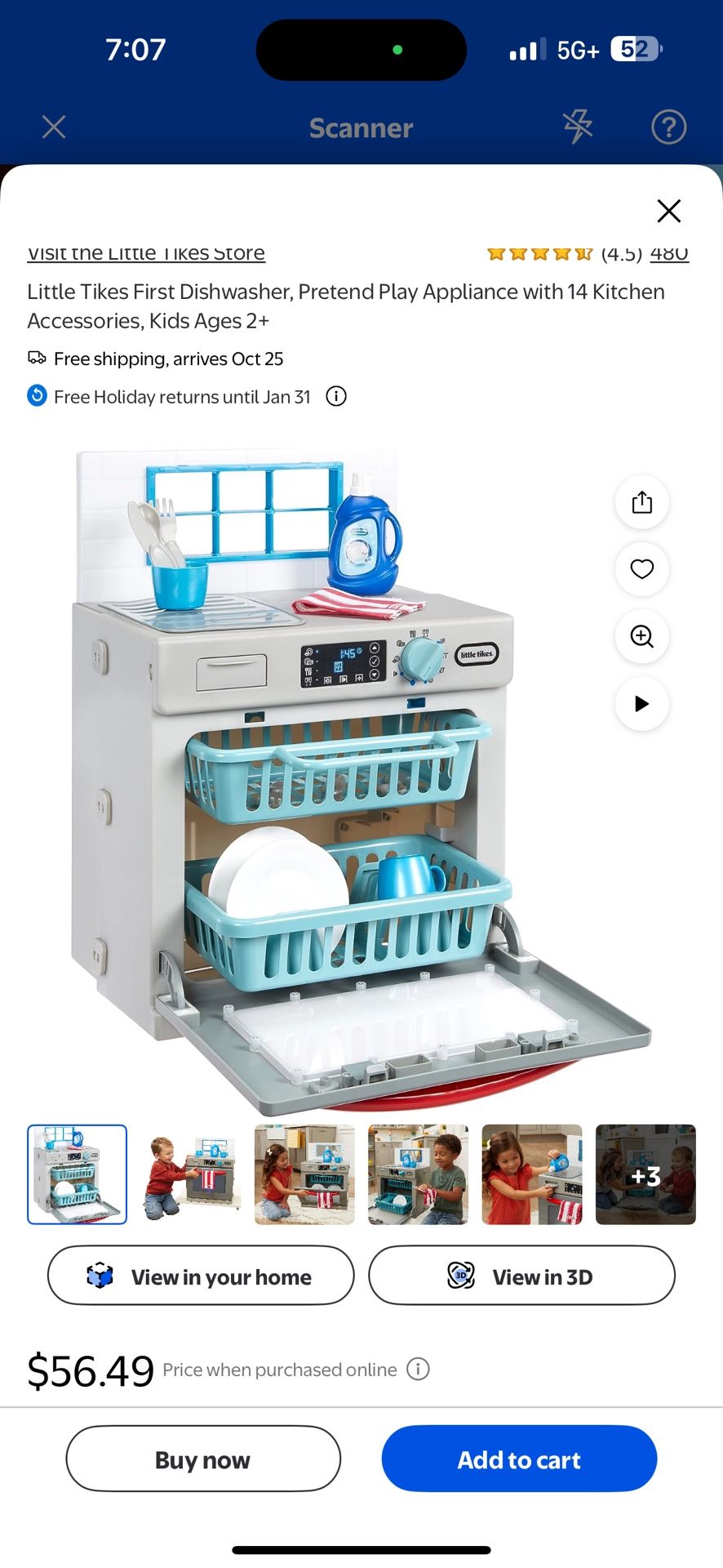 Kids Kitchen  Dishwasher