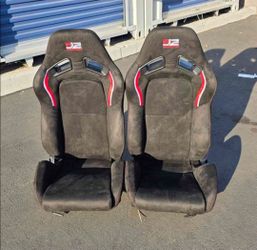 J2 Universal Racing Bucket Seats Asientos Deportivos Universales
