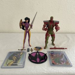 WildC.A.T.S Covert Action Team Voodoo Pike 6” Figures Jim Lee 1994 Playmates