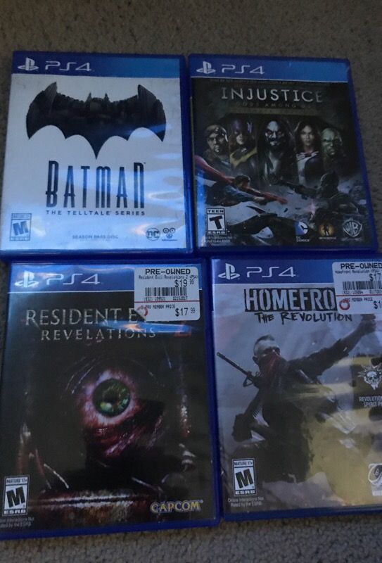 Ps4 games sale for all four games