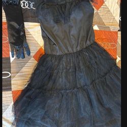 New Wednesday Girl Dress Size 140 Or 7-8 Years Big Girl Only