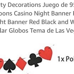 Poker Party Supplies 