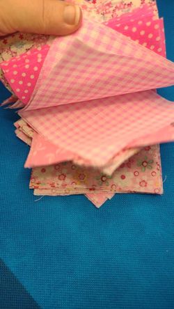 Pink Fabric Squares Bundle 