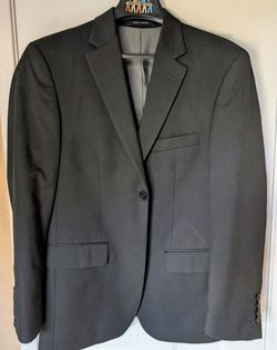 Teen boy 16 Kenneth Cole slim fit black suit jacket sport coat