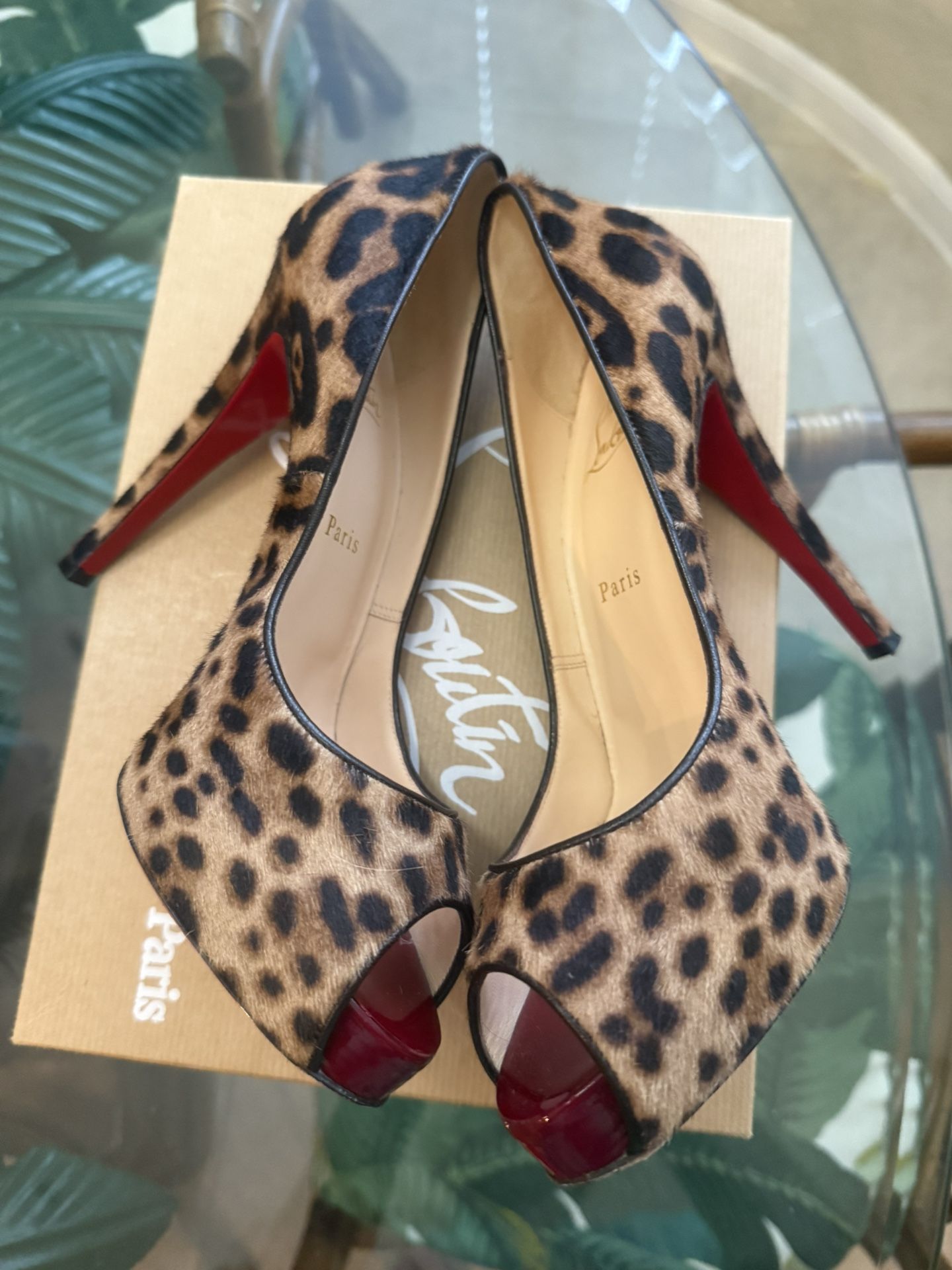 Christian Louboutin Very Prive 120 Pony Luxor 39.5