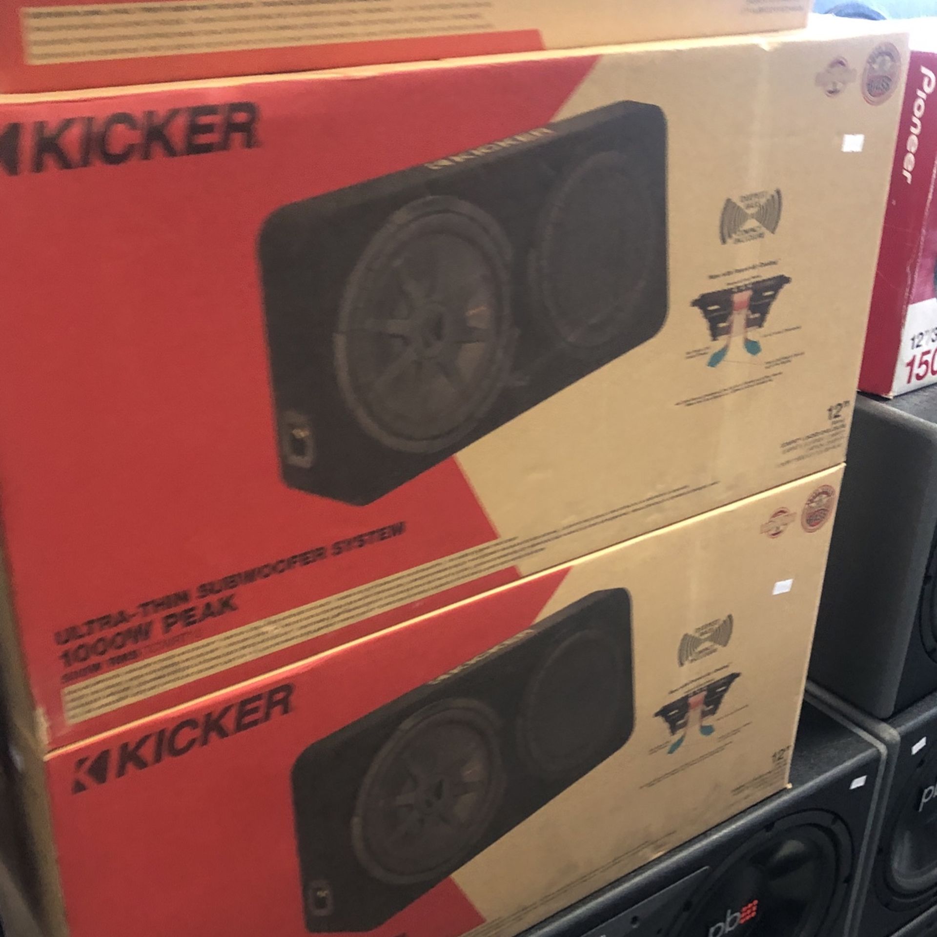 Kicker CompRT 12 Inch In Slim Box On Sale For 239.99