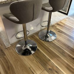 Counter Height Grey Barstools