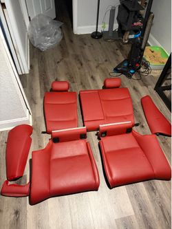 BMW rear red interior !!
