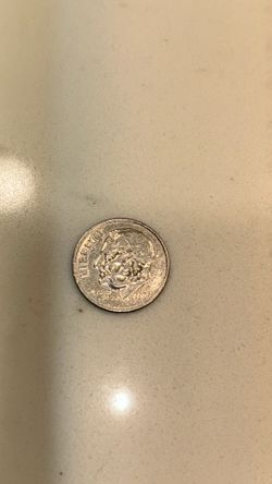 Very rare defect dime