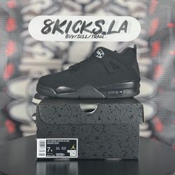 Jordan 4 Retro “Black Cat” Size 7y