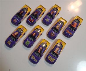 Vintage WCW Racing Champions Cars