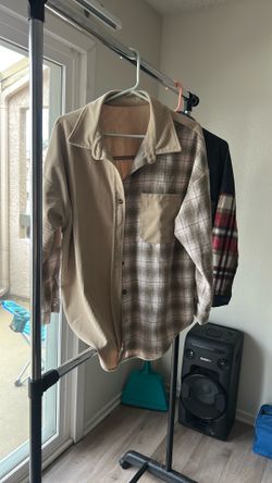 New cuordeord jackets with flano plaid