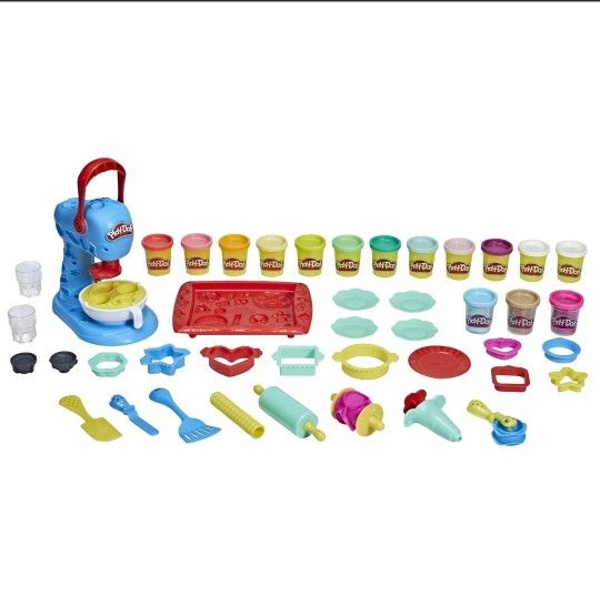 Play-Doh Kitchen Creations Ultimate Cookie Baking Playset with Toy Mixer, 25 pc