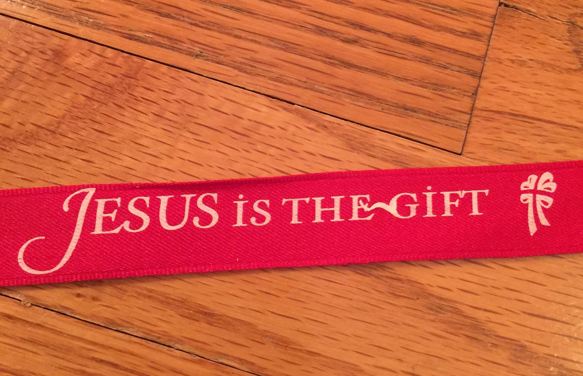 Jesus Christmas Ribbon
