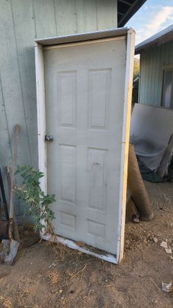 Door with frame