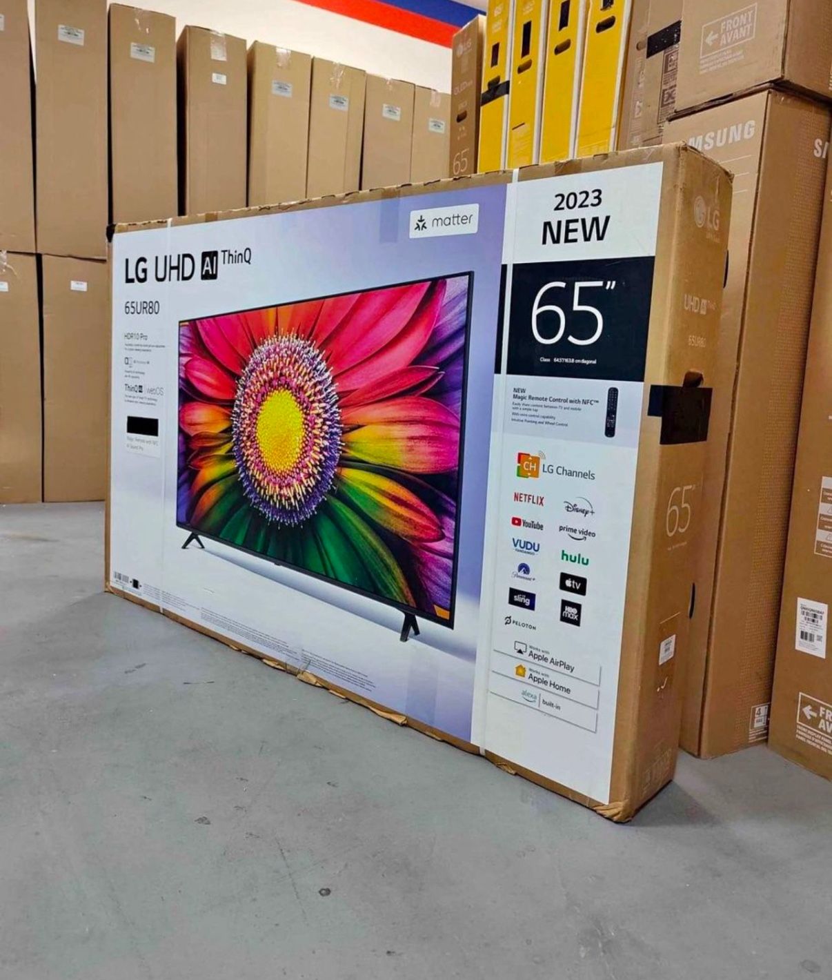 65 “ LG Smart 4K LED HDR Tv