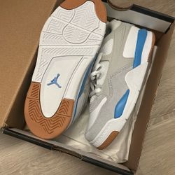 Grey And Blue Jordan’s For Boys 