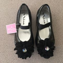 NWT girls glitter dress shoes size 7