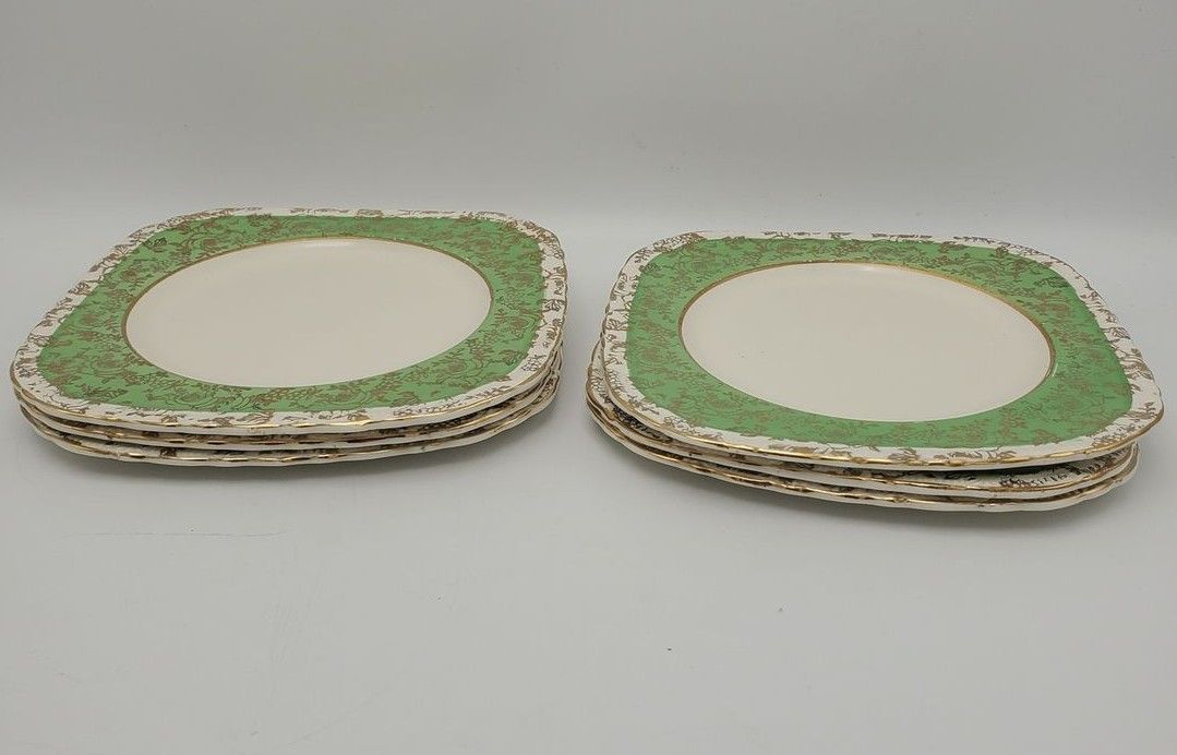 H & K Tunstall Vintage 6 Plates